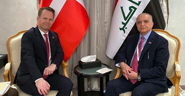 lokal Cirkus svag Foreign Minister Meets with Danish Counterpart and Calls for Reopening of Danish  Embassy in Baghdad | Embassy of the Republic of Iraq Public Relations Office