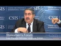 Statesmen's Forum: Iraqi Foreign Minister Hoshyar Zebari A View from Iraq and the Region