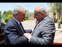 رئيس مجلس الوزراء السيد عادل عبد المهدي يستقبل رئيس وزراء دولة فلسطين والوفد الوزاري المرافق له.